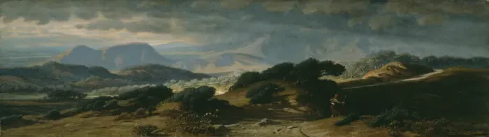 Framed Print : Storm in Umbria, 1875. Creator: Elihu Vedder