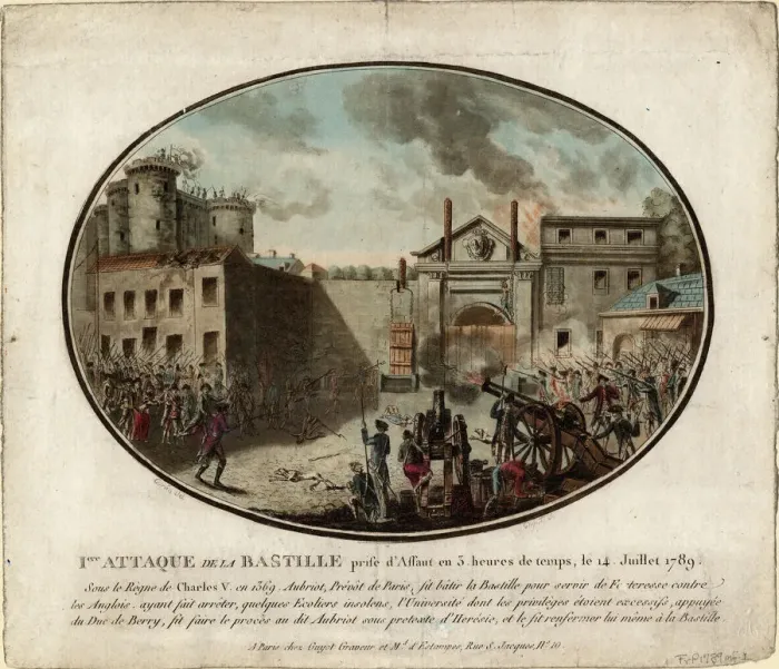 Framed Print : The Storming of the Bastille on 14 July 1789, 1789 Framed Print : The Storming of the Bastille on 14 July 1789, 1789