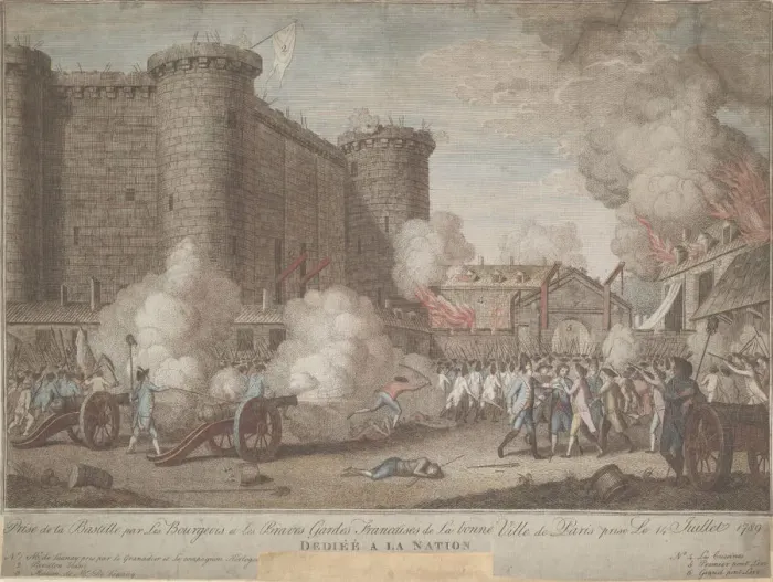Framed Print : The Storming of the Bastille on 14 July 1789, 1789. Artist: Anonymous Framed Print : The Storming of the Bastille on 14 July 1789, 1789. Artist: Anonymous