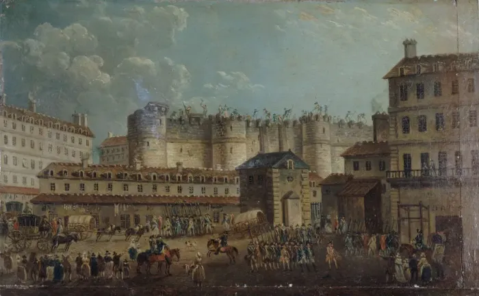 Framed Print : The Storming of the Bastille on 14 July 1789, 1789. Creator: Demachy Framed Print : The Storming of the Bastille on 14 July 1789, 1789. Creator: Demachy