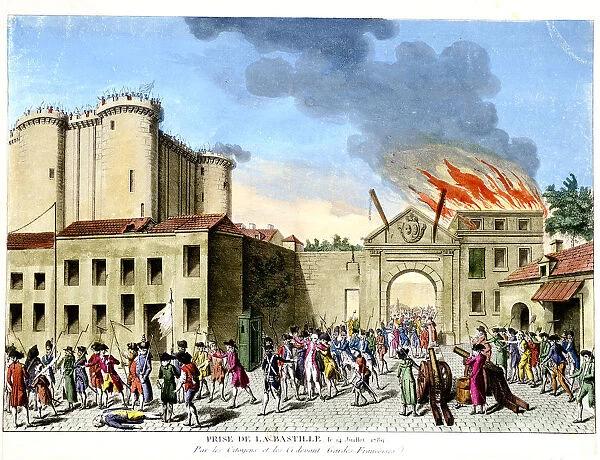 Storming of the Bastille, French Revolution, Paris, 1789