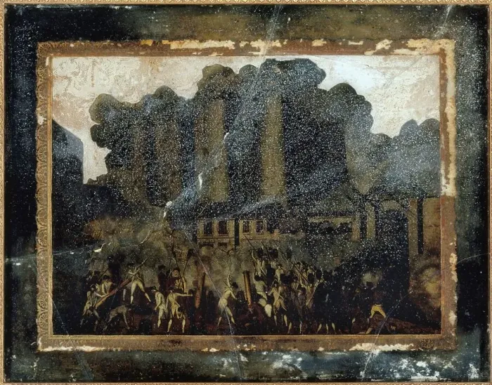 Framed Print : Storming of the Bastille, July 14, 1789. Creator: Unknown Framed Print : Storming of the Bastille, July 14, 1789. Creator: Unknown