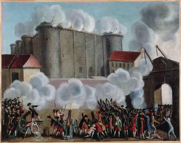 Framed Print : Storming of the Bastille, July 14, 1789. Creator: Unknown Framed Print : Storming of the Bastille, July 14, 1789. Creator: Unknown