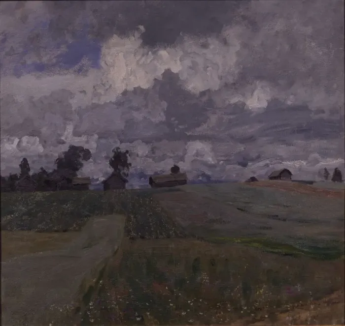 Framed Print : Stormy day, 1897. Artist: Levitan, Isaak Ilyich (1860-1900) Framed Print : Stormy day, 1897. Artist: Levitan, Isaak Ilyich (1860-1900)