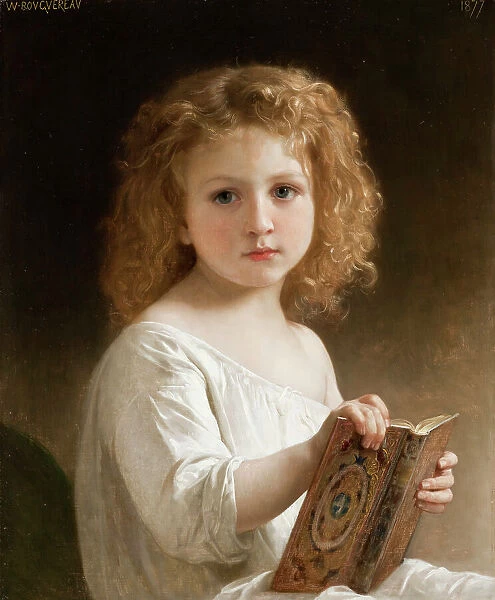 The Story Book, 1877. Creator: William-Adolphe Bouguereau