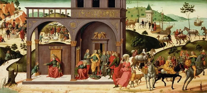 Framed Print : The Story of Joseph, about 1485. Creator: Biagio d'Antonio Framed Print : The Story of Joseph, about 1485. Creator: Biagio d'Antonio