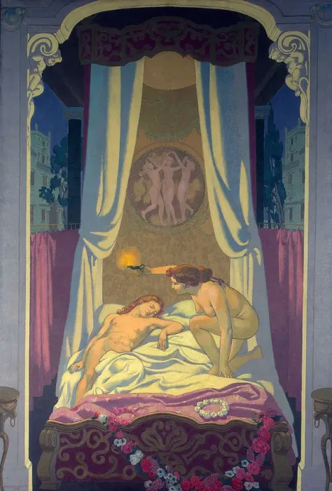 Framed Print : The Story of Psyche, 1908