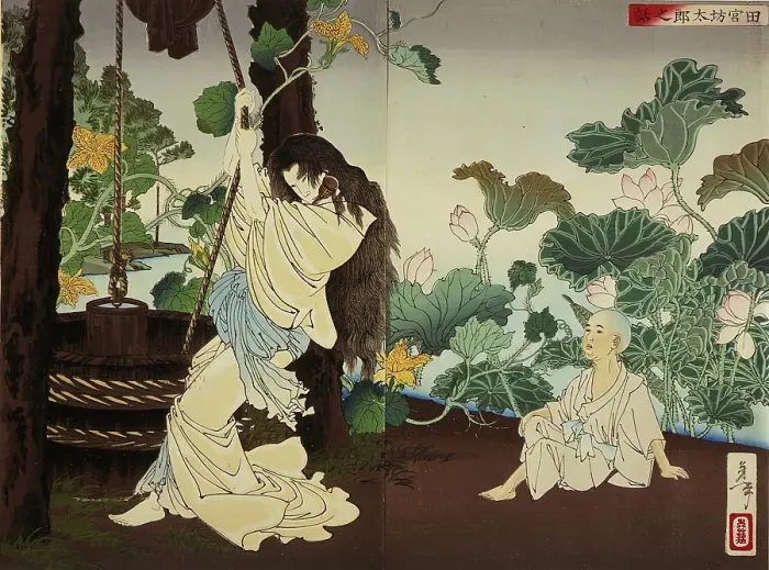 Framed Print : The Story of Tamiya Botaro, 1886. Creator: Tsukioka Yoshitoshi