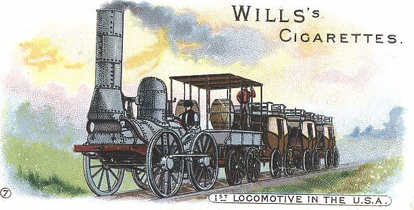 Stourbridge Lion, steam locomotive, c1830 (1900)