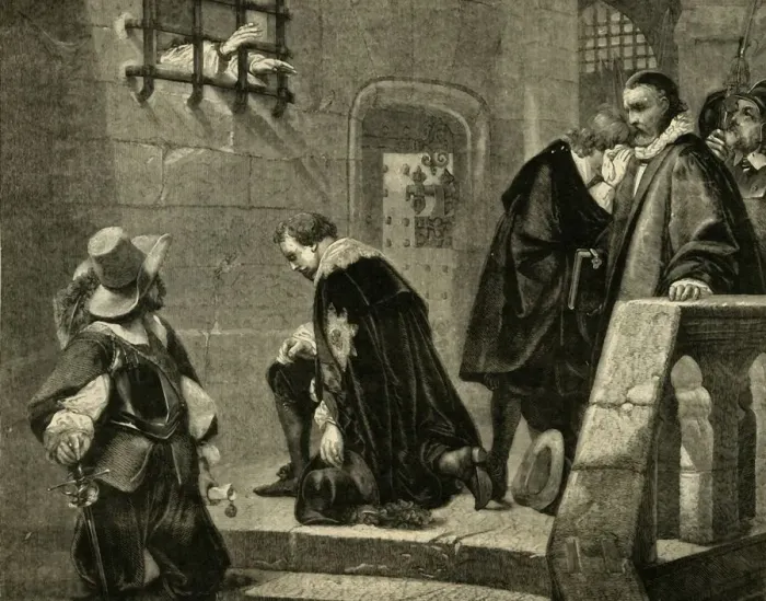 Framed Print : Strafford Going to Execution, 1641, 1881. Creator: Unknown Framed Print : Strafford Going to Execution, 1641, 1881. Creator: Unknown
