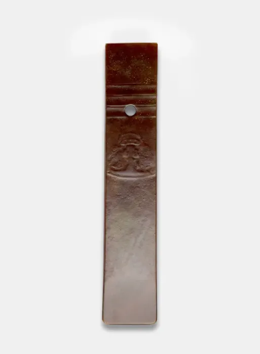 Framed Print : Straight chisel (gui?) with face and bird, Late Neolithic period, ca. 3000-ca. 1700 BCE Framed Print : Straight chisel (gui?) with face and bird, Late Neolithic period, ca. 3000-ca. 1700 BCE