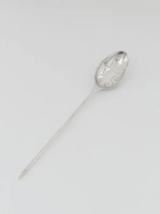 Framed Print : Strainer Spoon, 1760s. Creator: Jeremiah Wool Framed Print : Strainer Spoon, 1760s. Creator: Jeremiah Wool