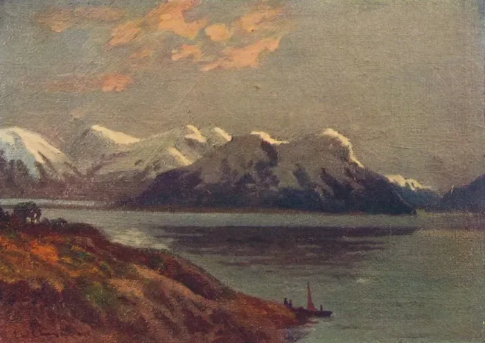 Framed Print : The Strait of Magellan, 1916. Artist: E. W Christmas Framed Print : The Strait of Magellan, 1916. Artist: E. W Christmas