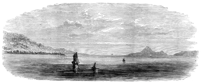 Framed Print : The Strait of Sunda, Malay Archipelago, 1881. Creator: Unknown Framed Print : The Strait of Sunda, Malay Archipelago, 1881. Creator: Unknown