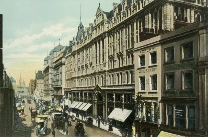 Framed Print : The Strand, c1900s. Creator: Eyre & Spottiswoode Framed Print : The Strand, c1900s. Creator: Eyre & Spottiswoode