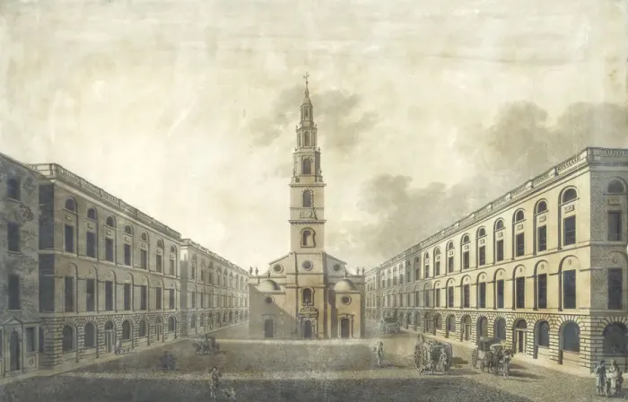 Framed Print : The Strand, City of Westminster, London, 1793. Artist Framed Print : The Strand, City of Westminster, London, 1793. Artist