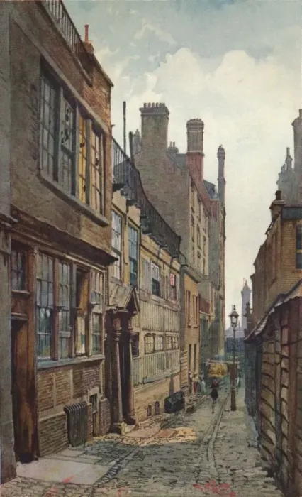 Framed Print : Strand Lane, Looking Towards The River, 1926. Artist: John Crowther Framed Print : Strand Lane, Looking Towards The River, 1926. Artist: John Crowther