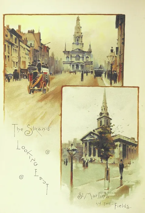 Framed Print : The Strand Looking East, and St Martin's in the Fields, 1892. Creator: Unknown. The Strand Looking East, and St Martin's in the Fields, 1892. Creator: Unknown Framed Print : The Strand Looking East, and St Martin's in the Fields, 1892. Creator: Unknown. The Strand Looking East, and St Martin's in the Fields, 1892. Creator: Unknown