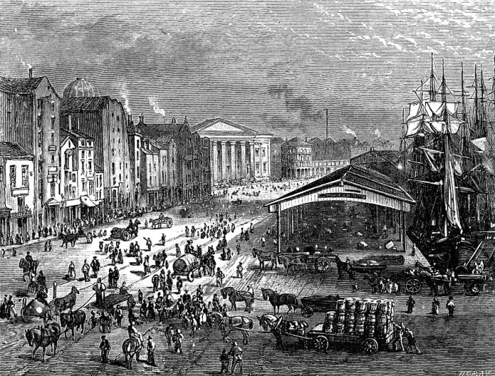 Framed Print : Strand Street, Liverpool, c1880. Artist: H Ray Framed Print : Strand Street, Liverpool, c1880. Artist: H Ray