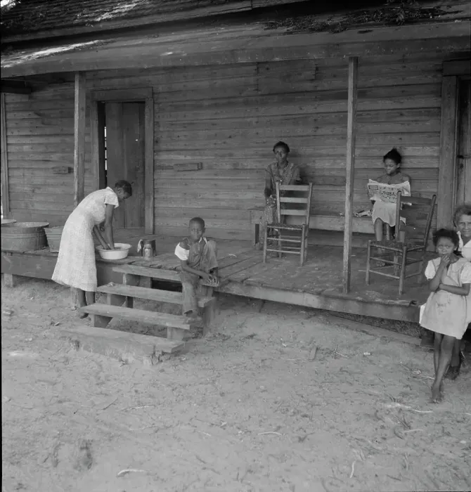 Framed Print : Stranded residents of Careyville, Florida, , 1937. Creator: Dorothea Lange Framed Print : Stranded residents of Careyville, Florida, , 1937. Creator: Dorothea Lange