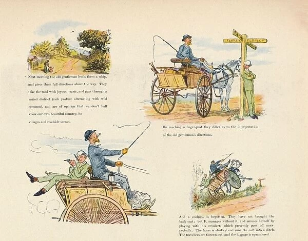 The Strange Adventures of a Dog-Cart, 1888, (1946). Artist: Randolph Caldecott