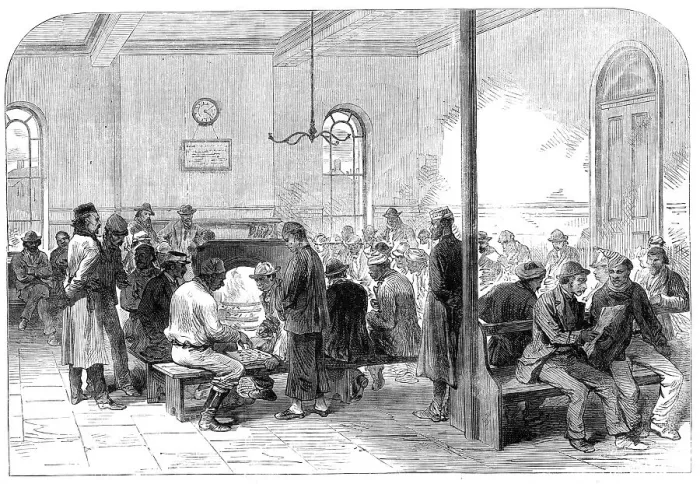 Framed Print : The Strangers Home, West India Dock-Road, Limehouse, 1870. Creator: Unknown Framed Print : The Strangers Home, West India Dock-Road, Limehouse, 1870. Creator: Unknown