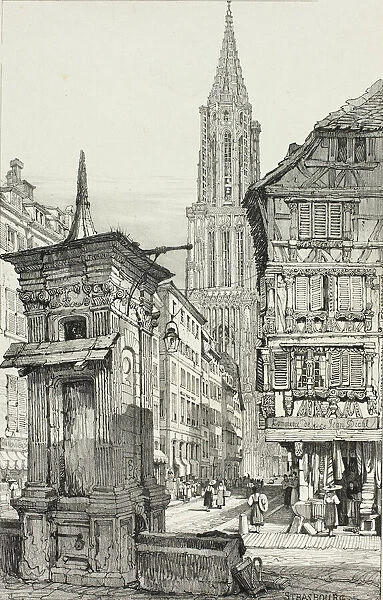 Strasbourg, 1833. Creator: Samuel Prout