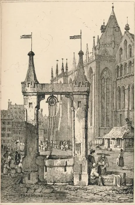 Framed Print : Strasbourg, c1820 (1915). Artist: Samuel Prout Framed Print : Strasbourg, c1820 (1915). Artist: Samuel Prout