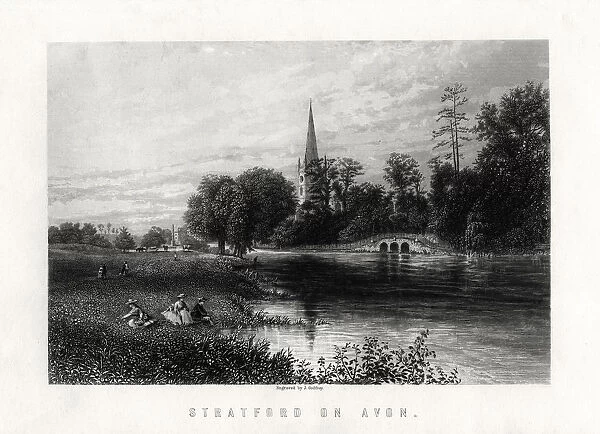 Stratford on Avon, England, 1883. Artist: J Godfrey