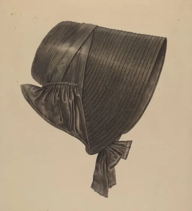 Framed Print : Straw Bonnet, c. 1938. Creator: Francis Law Durand Framed Print : Straw Bonnet, c. 1938. Creator: Francis Law Durand