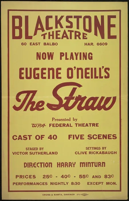Framed Print : The Straw, Chicago, 1937. Creator: Unknown Framed Print : The Straw, Chicago, 1937. Creator: Unknown