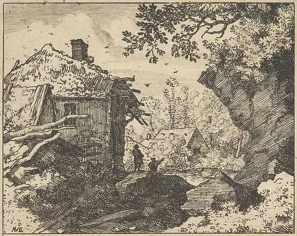 The Straw Hut Seen from Behind, 17th century. Creator: Allart van Everdingen