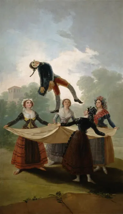Framed Print : The Straw Manikin (El Pelele), 1791-1792. Artist: Goya, Francisco, de (1746-1828) Framed Print : The Straw Manikin (El Pelele), 1791-1792. Artist: Goya, Francisco, de (1746-1828)