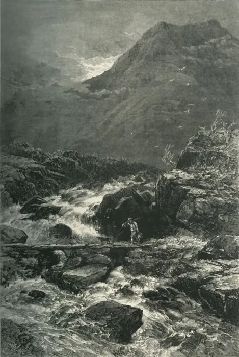 Framed Print : The Stream from Llyn Idwal, c1870 Framed Print : The Stream from Llyn Idwal, c1870