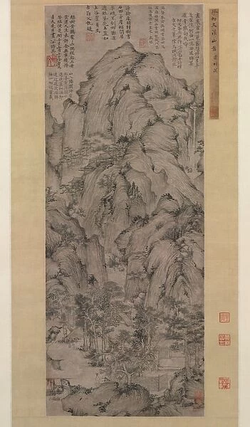 Streams and Mountains, 1372. Creator: Xu Ben (Chinese, 1335-1380)