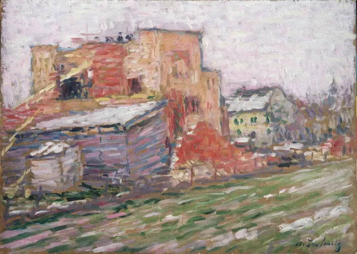 Framed Print : A street, 1905. Artist: Javlensky, Alexei, von (1864-1941) Framed Print : A street, 1905. Artist: Javlensky, Alexei, von (1864-1941)