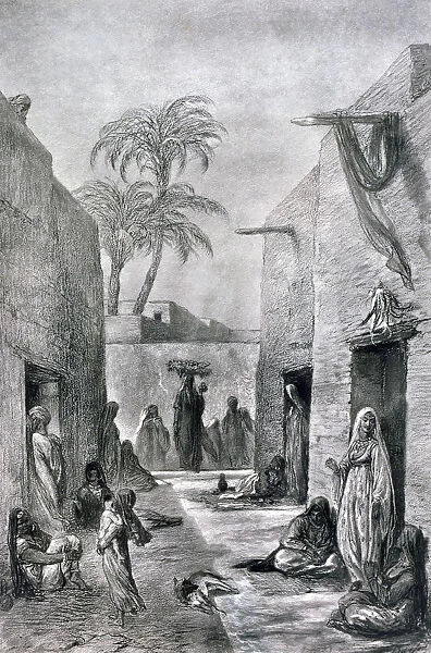 A Street of Almees (Egyptian dancing girls), Egypt, 1872. Artist: Alfred-Henri Darjou