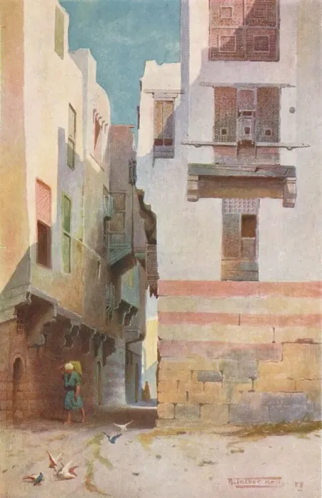 Framed Print : A Street in Bulak, c1880, (1904). Artist: Robert George Talbot Kelly Framed Print : A Street in Bulak, c1880, (1904). Artist: Robert George Talbot Kelly
