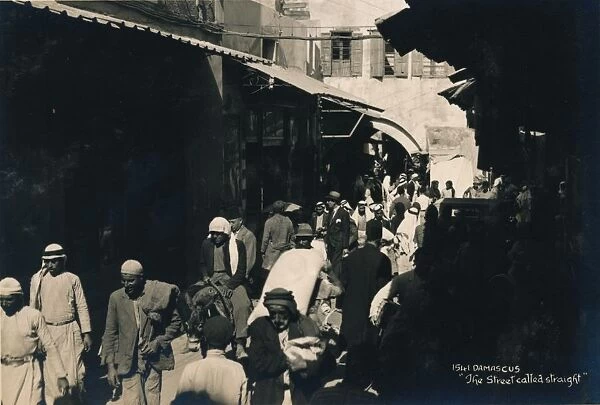 The street called straight, Damascus, Syria, 1936