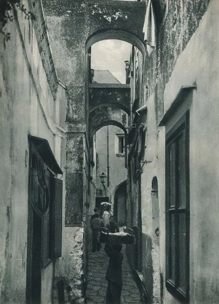 Street of Capri, Italy, 1927. Artist: Eugen Poppel