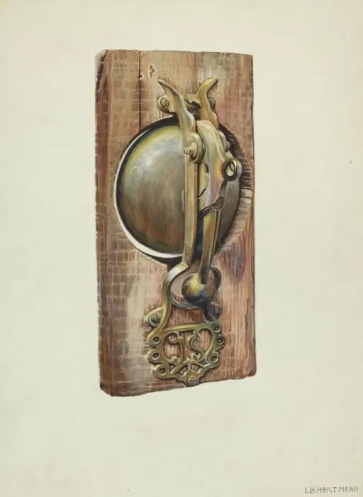 Framed Print : Street Car Bell, 1935 / 1942. Creator: L. B. Hartman Framed Print : Street Car Bell, 1935 / 1942. Creator: L. B. Hartman