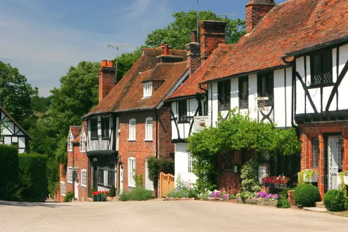 Framed Print : Street in Chilham, Kent Framed Print : Street in Chilham, Kent