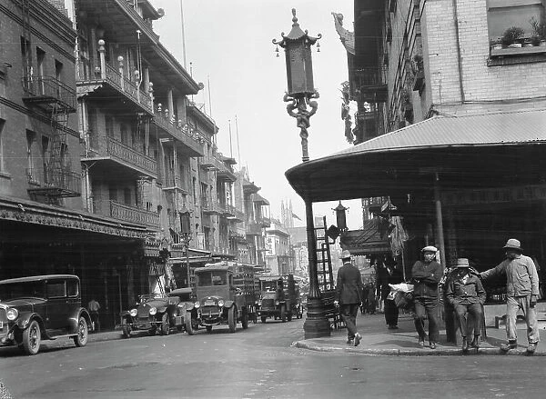 Street in Chinatown, San Francisco, between 1920 and 1930. Creator: Arnold Genthe
