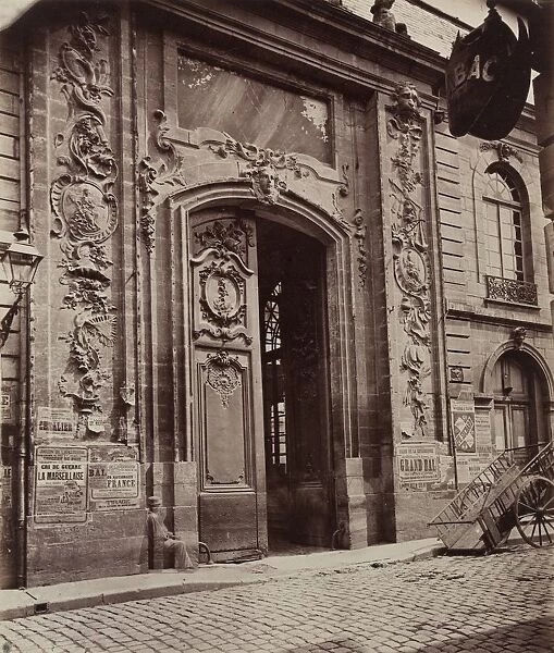 Street in Dijon, before 1870. Creator: Unidentified Photographer