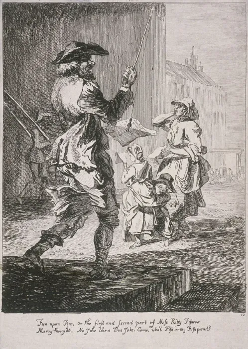 Framed Print : Street entertainers, Cries of London, 1760. Artist: Paul Sandby Framed Print : Street entertainers, Cries of London, 1760. Artist: Paul Sandby