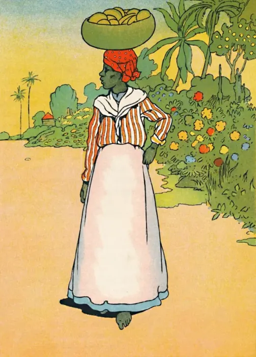 Framed Print : A Street in Jamaica, 1912. Artist: Charles Robinson Framed Print : A Street in Jamaica, 1912. Artist: Charles Robinson