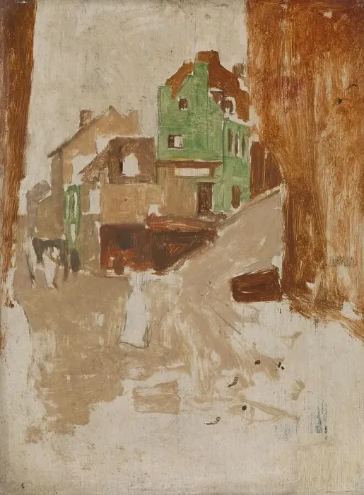 Framed Print : Street in Montmartre, Paris, c.1880-c.1923. Creator: George Hendrik Breitner Framed Print : Street in Montmartre, Paris, c.1880-c.1923. Creator: George Hendrik Breitner
