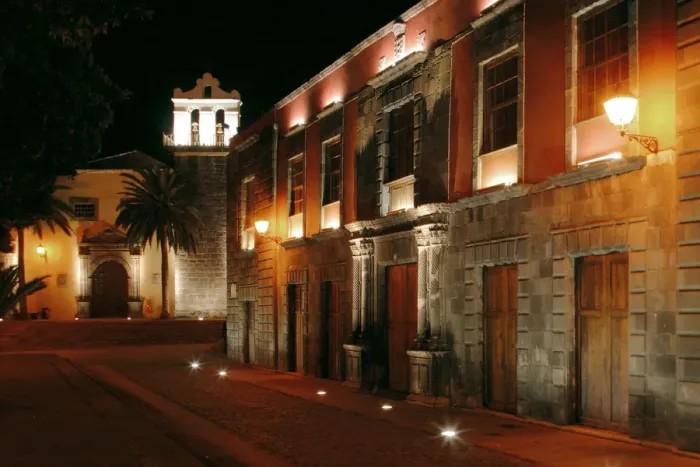 Framed Print : Street at night, Garachico, Tenerife, 2007 Framed Print : Street at night, Garachico, Tenerife, 2007