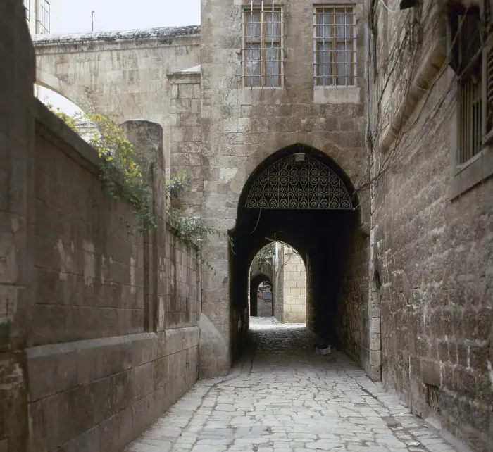Framed Print : Street in old city, Christian Quarter, Aleppo, Syria, 2001. Creator: LTL Framed Print : Street in old city, Christian Quarter, Aleppo, Syria, 2001. Creator: LTL