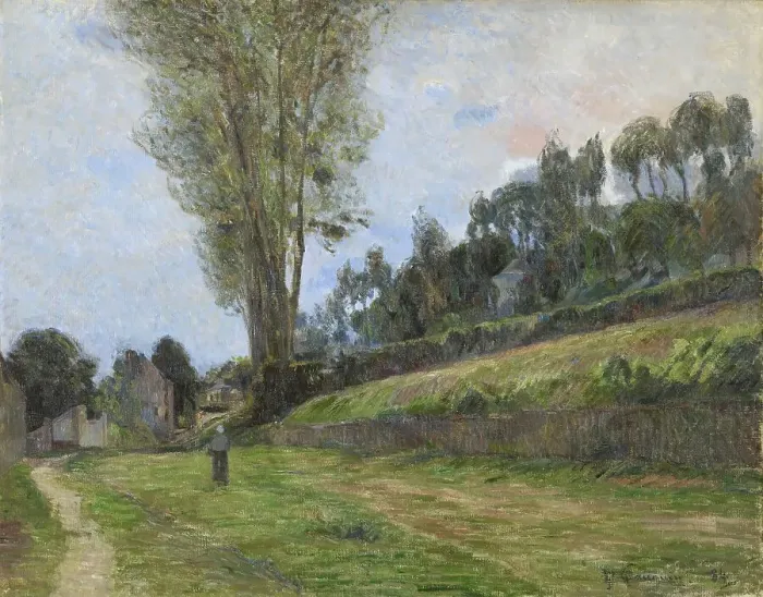 Framed Print : Street in Rouen, 1884. Creator: Paul Gauguin Framed Print : Street in Rouen, 1884. Creator: Paul Gauguin